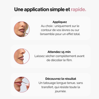 Lip Stain Peel-Off tenue longue duree